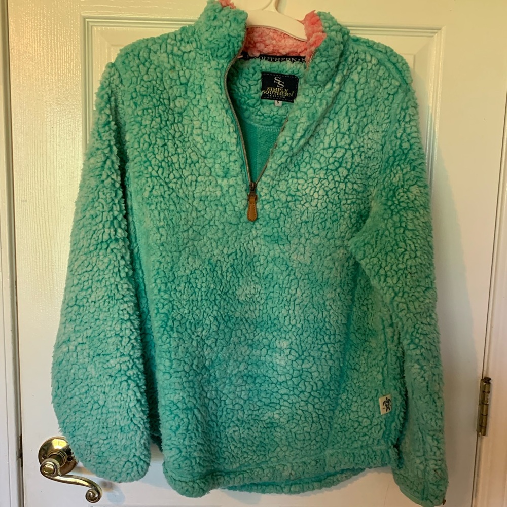SIMPLY SOUTHERN Mint Sherpa